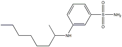 3-(octan-2-ylamino)benzene-1-sulfonamide