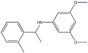 3,5-dimethoxy-N-[1-(2-methylphenyl)ethyl]aniline