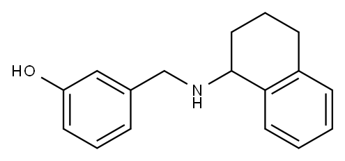 3-[(1,2,3,4-tetrahydronaphthalen-1-ylamino)methyl]phenol