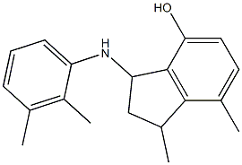 3-[(2,3-dimethylphenyl)amino]-1,7-dimethyl-2,3-dihydro-1H-inden-4-ol