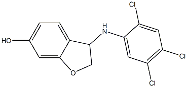 3-[(2,4,5-trichlorophenyl)amino]-2,3-dihydro-1-benzofuran-6-ol