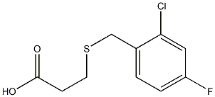 3-[(2-chloro-4-fluorobenzyl)thio]propanoic acid