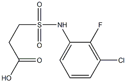 3-[(3-chloro-2-fluorophenyl)sulfamoyl]propanoic acid