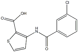 3-[(3-chlorobenzoyl)amino]thiophene-2-carboxylic acid