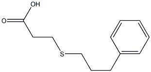3-[(3-phenylpropyl)thio]propanoic acid