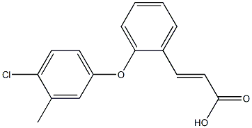 3-[2-(4-chloro-3-methylphenoxy)phenyl]prop-2-enoic acid