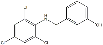3-{[(2,4,6-trichlorophenyl)amino]methyl}phenol