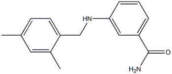 3-{[(2,4-dimethylphenyl)methyl]amino}benzamide