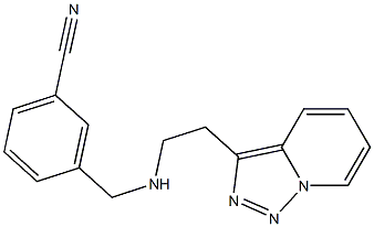 3-{[(2-{[1,2,4]triazolo[3,4-a]pyridin-3-yl}ethyl)amino]methyl}benzonitrile