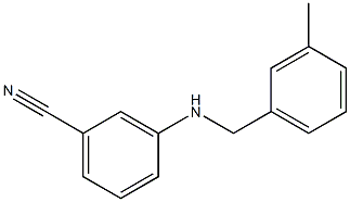 3-{[(3-methylphenyl)methyl]amino}benzonitrile