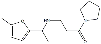 3-{[1-(5-methylfuran-2-yl)ethyl]amino}-1-(pyrrolidin-1-yl)propan-1-one