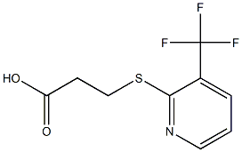3-{[3-(trifluoromethyl)pyridin-2-yl]thio}propanoic acid
