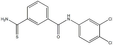 3-carbamothioyl-N-(3,4-dichlorophenyl)benzamide|