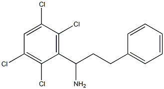3-phenyl-1-(2,3,5,6-tetrachlorophenyl)propan-1-amine