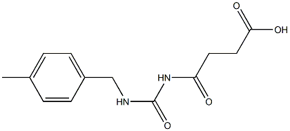 4-({[(4-methylphenyl)methyl]carbamoyl}amino)-4-oxobutanoic acid