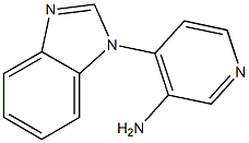 4-(1H-1,3-benzodiazol-1-yl)pyridin-3-amine Structure
