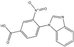 4-(1H-benzimidazol-1-yl)-3-nitrobenzoic acid Structure