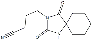 4-(2,4-dioxo-1,3-diazaspiro[4.5]dec-3-yl)butanenitrile Structure