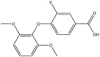 4-(2,6-dimethoxyphenoxy)-3-fluorobenzoic acid