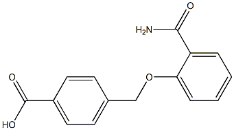 4-(2-carbamoylphenoxymethyl)benzoic acid