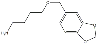 4-(2H-1,3-benzodioxol-5-ylmethoxy)butan-1-amine Structure