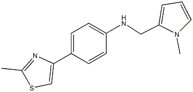 4-(2-methyl-1,3-thiazol-4-yl)-N-[(1-methyl-1H-pyrrol-2-yl)methyl]aniline