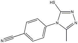 4-(3-methyl-5-sulfanyl-4H-1,2,4-triazol-4-yl)benzonitrile