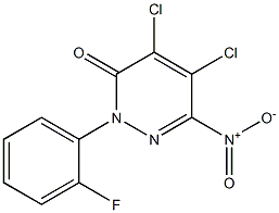 4,5-dichloro-2-(2-fluorophenyl)-6-nitropyridazin-3(2H)-one