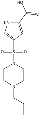 4-[(4-propylpiperazin-1-yl)sulfonyl]-1H-pyrrole-2-carboxylic acid