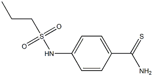 4-[(propylsulfonyl)amino]benzenecarbothioamide