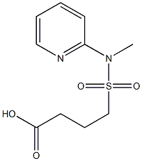 4-[methyl(pyridin-2-yl)sulfamoyl]butanoic acid