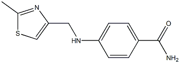 4-{[(2-methyl-1,3-thiazol-4-yl)methyl]amino}benzamide
