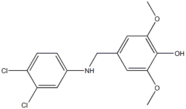 4-{[(3,4-dichlorophenyl)amino]methyl}-2,6-dimethoxyphenol