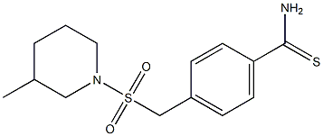 4-{[(3-methylpiperidine-1-)sulfonyl]methyl}benzene-1-carbothioamide