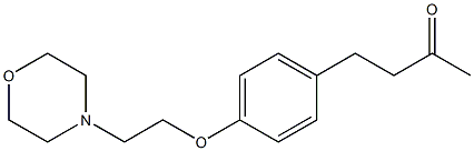 4-{4-[2-(morpholin-4-yl)ethoxy]phenyl}butan-2-one