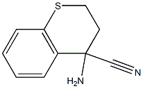 4-aminothiochromane-4-carbonitrile Structure