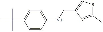 4-tert-butyl-N-[(2-methyl-1,3-thiazol-4-yl)methyl]aniline