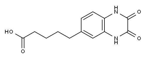5-(2,3-dioxo-1,2,3,4-tetrahydroquinoxalin-6-yl)pentanoic acid