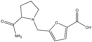 5-[(2-carbamoylpyrrolidin-1-yl)methyl]furan-2-carboxylic acid