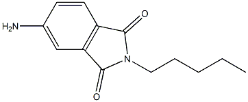 5-amino-2-pentyl-2,3-dihydro-1H-isoindole-1,3-dione Structure