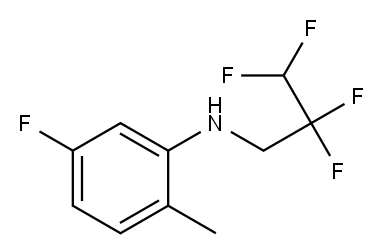 5-fluoro-2-methyl-N-(2,2,3,3-tetrafluoropropyl)aniline