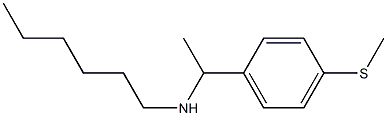 hexyl({1-[4-(methylsulfanyl)phenyl]ethyl})amine