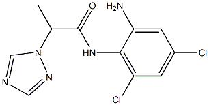 N-(2-amino-4,6-dichlorophenyl)-2-(1H-1,2,4-triazol-1-yl)propanamide