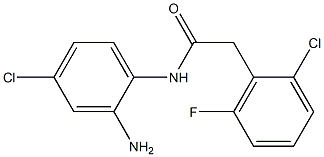 N-(2-amino-4-chlorophenyl)-2-(2-chloro-6-fluorophenyl)acetamide