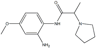 N-(2-amino-4-methoxyphenyl)-2-pyrrolidin-1-ylpropanamide