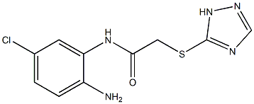 N-(2-amino-5-chlorophenyl)-2-(1H-1,2,4-triazol-5-ylsulfanyl)acetamide