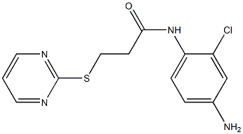 N-(4-amino-2-chlorophenyl)-3-(pyrimidin-2-ylsulfanyl)propanamide