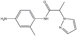 N-(4-amino-2-methylphenyl)-2-(1H-pyrazol-1-yl)propanamide