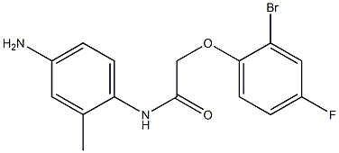N-(4-amino-2-methylphenyl)-2-(2-bromo-4-fluorophenoxy)acetamide