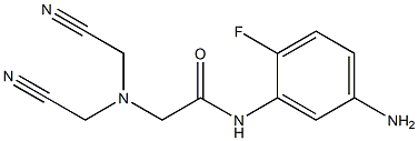N-(5-amino-2-fluorophenyl)-2-[bis(cyanomethyl)amino]acetamide